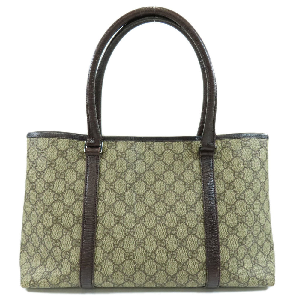 Gucci GG Tote Bag Leather Brown - Picture 2 of 9